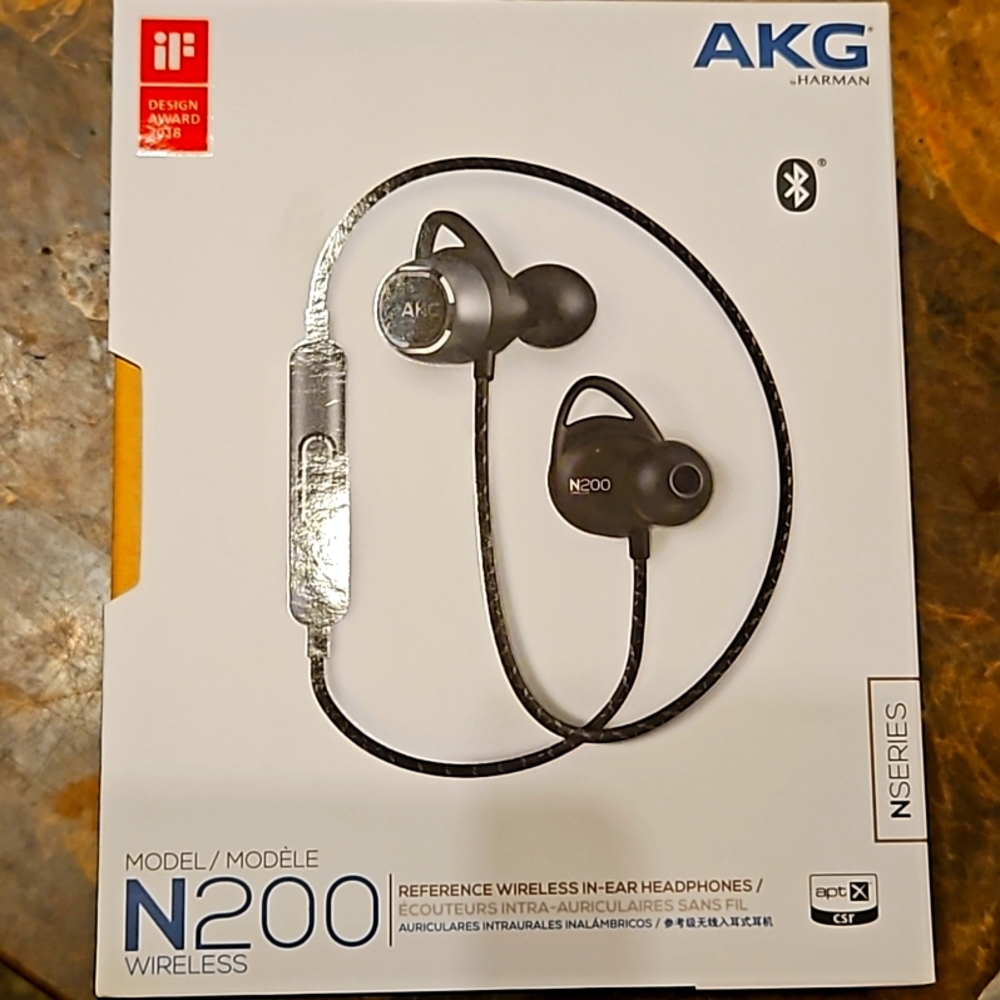 AKG Harman N200 wireless in-ear headphones